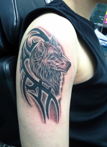 Wolf and Tribal (1)